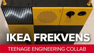 Ikea / Teenage Engineering Frekvens 8x12 and 4x8 bluetooth speaker + sub unboxing and review