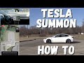 How To Use Tesla Summon Feature