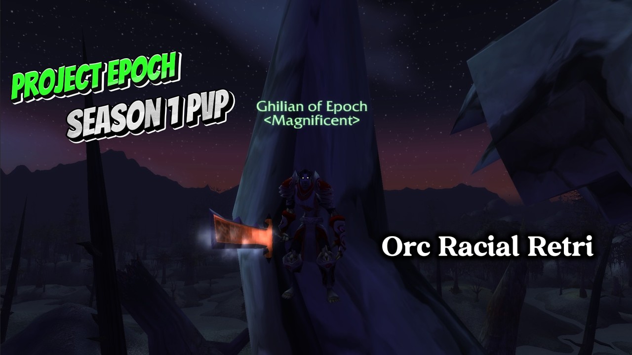 Orc Racial Paladin PvP | Project Epoch Season 1 - YouTube