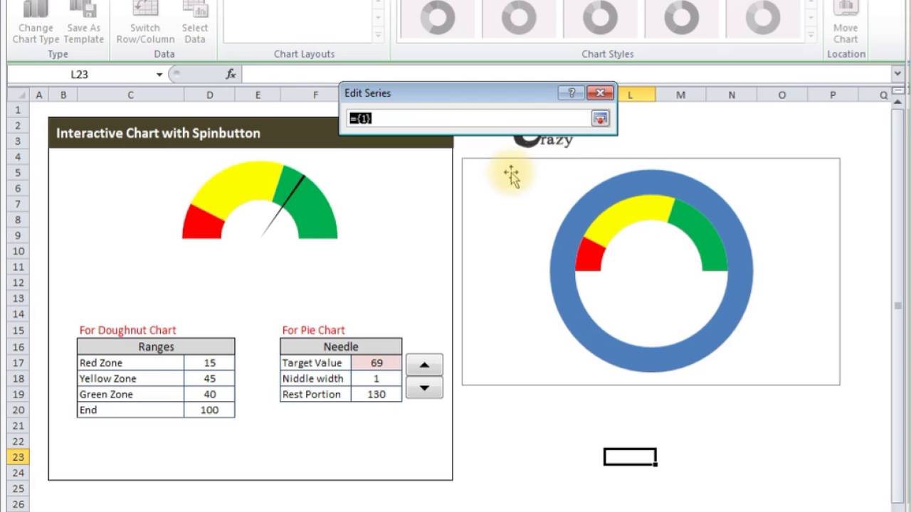 Speedometer Chart In Excel 2007