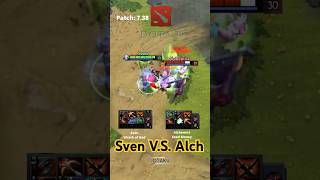 Sven vs Alchemist 1v1 Showdown – Patch 7.38 SATANIC Only! #dota #dota2