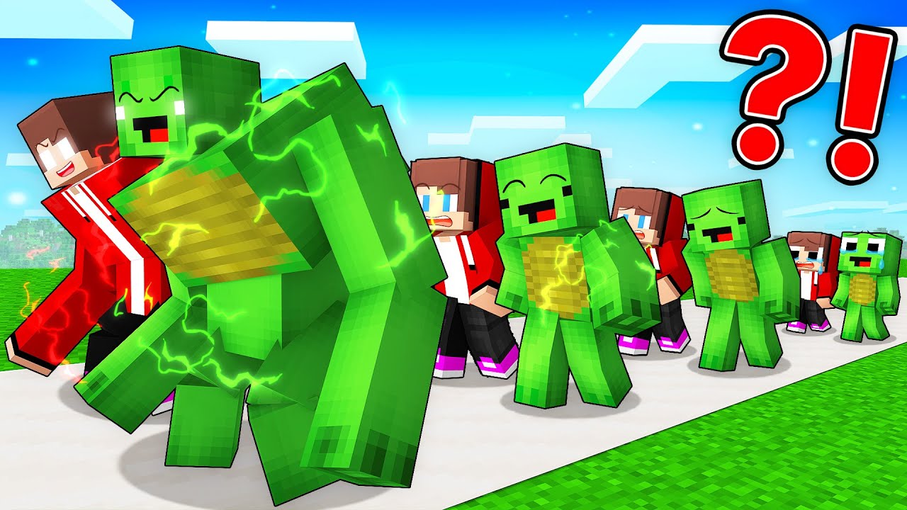 How Mikey and JJ Evolve Into Mutants in Minecraft (Maizen)