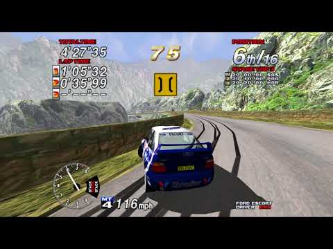 Sega Rally 2 GRAND PRIX Championship Victory Ford Escort 4k 60fps