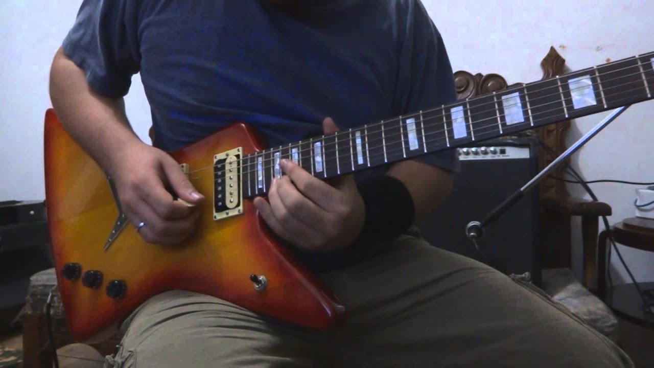 Angra - Rebirth (Guitar solo cover by Raphael Baz)