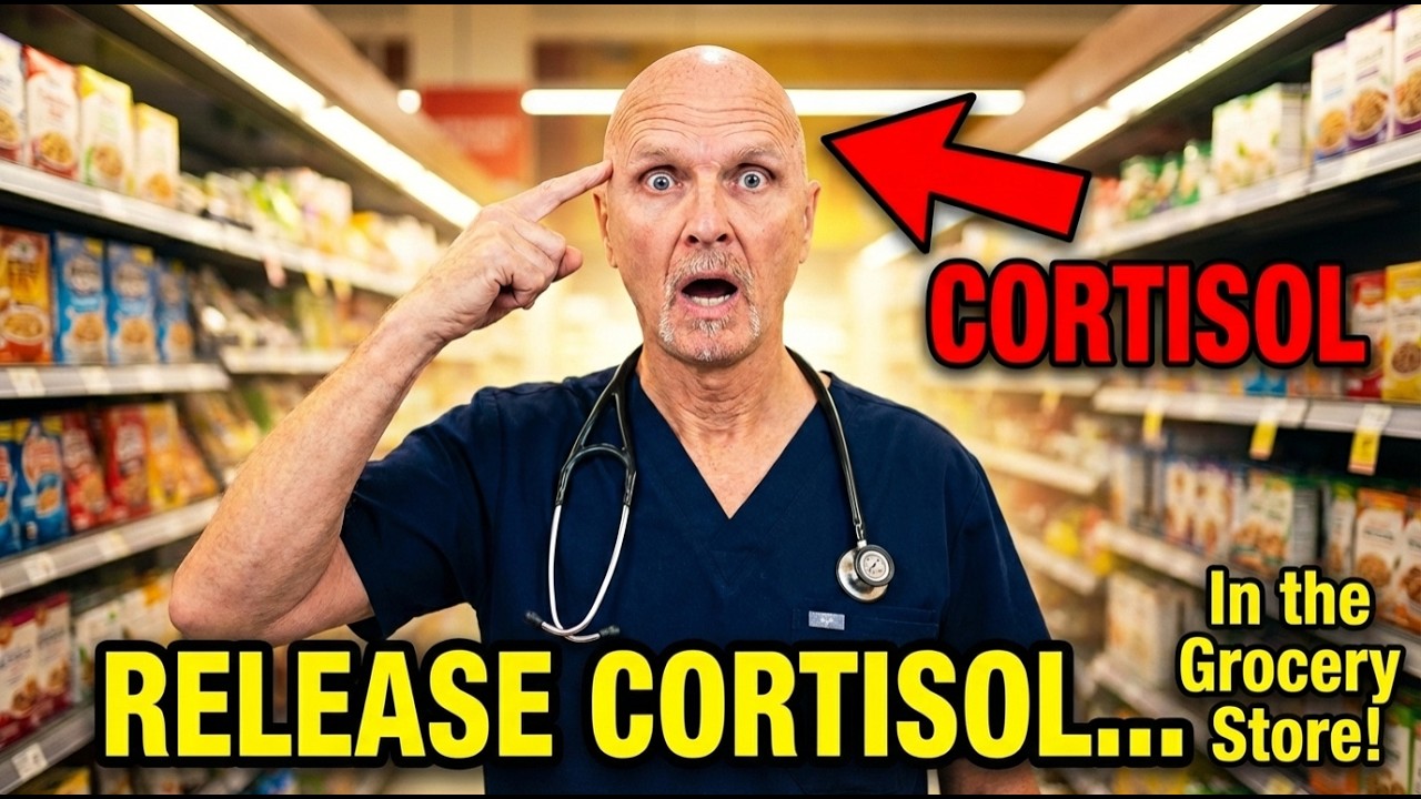 How to Lower Cortisol Naturally While Grocery Shopping | Stress, Belly Fat & Brain Health
