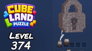 Cube Land Puzzle Level 374 Walkthrough