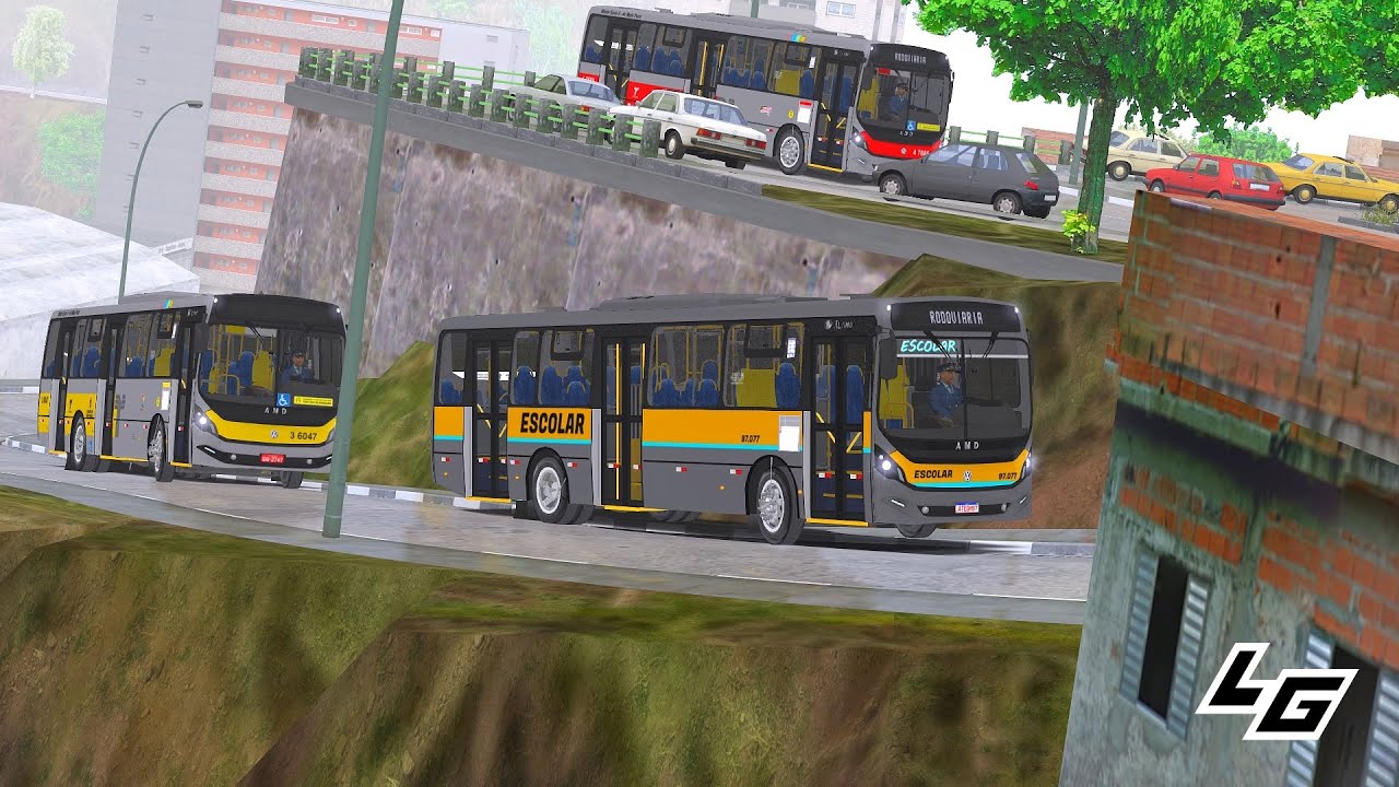 🔴[OMSI 2] AMD Álamo VW 17.230 OD Euro V +G29 | padrão SP - Mapa Vale das Mangueiras 2.0