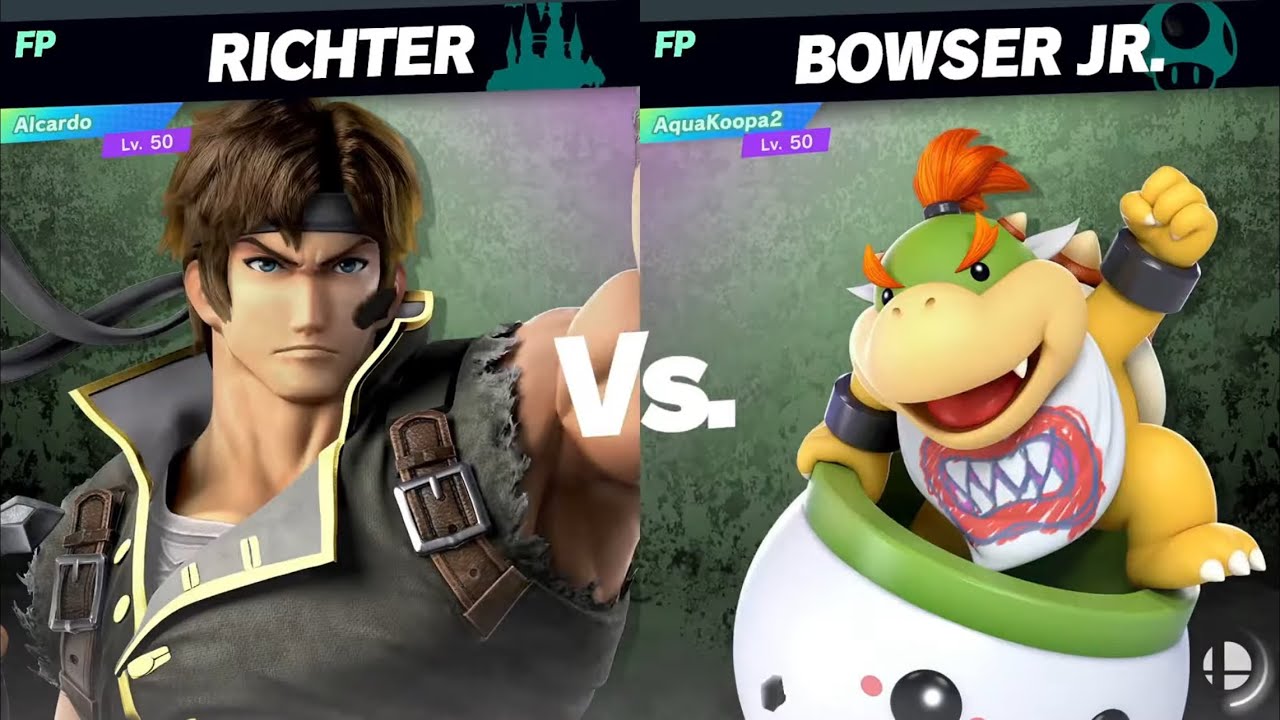Amiibo Battles: Richter vs Bowser Jr. (Alcardo vs AquaKoopa2)
