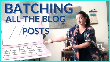 How to Write 16 Blog Posts in 1 Month || Batching blog posts for busy Teachers Pay Teachers Sellers