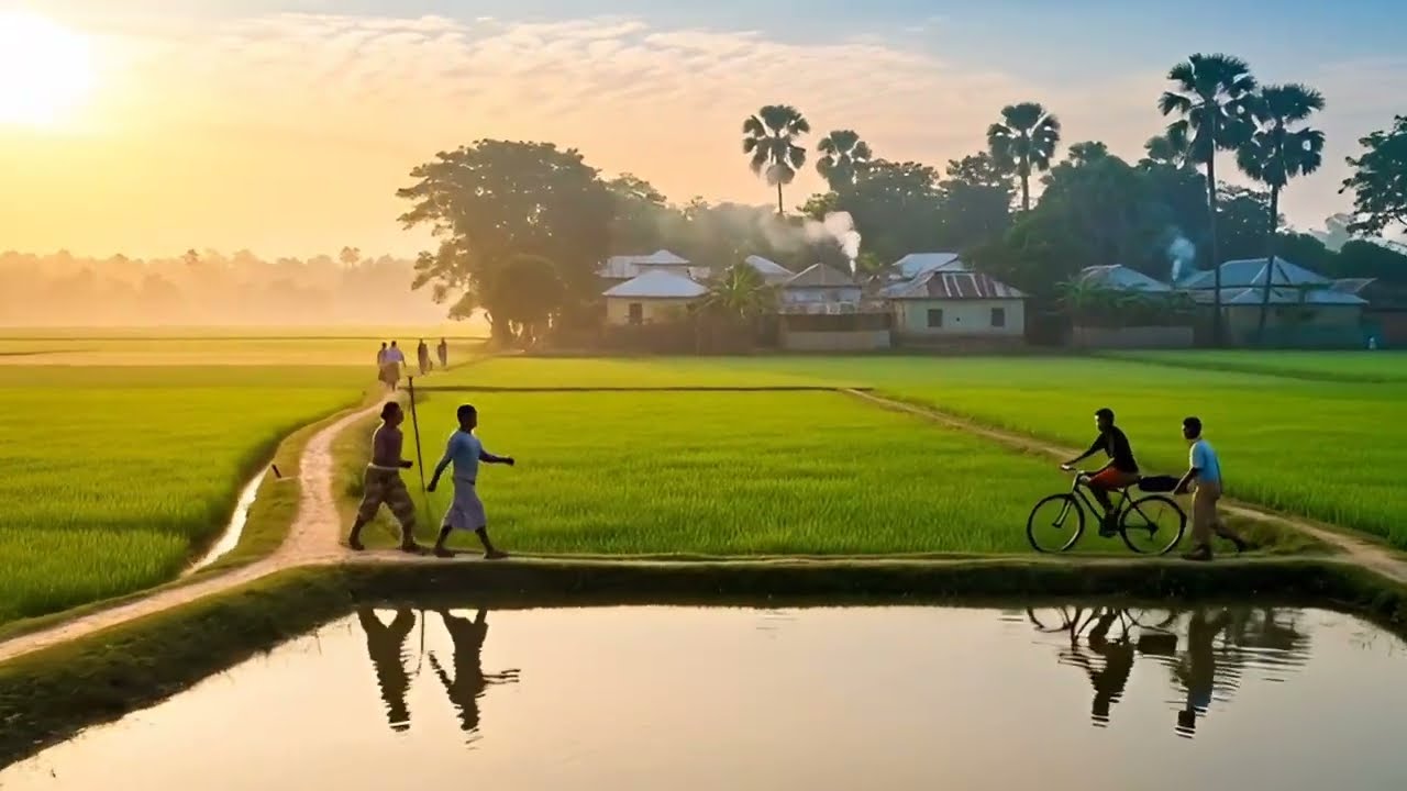 সবুজ শ্যামল গ্ৰামবাংলার রূপ দেখে নয়ন জুড়িয়ে যায় | bangladesh beautiful village