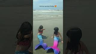 Sereias Lindas Na Praia / Calda de Sereia #short