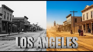 LOS ANGELES 150 Years Ago: The Wild West Brought to Life (AI Reconstruction)