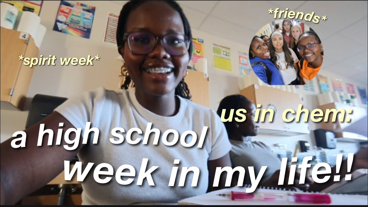 a high school week in my life!! *spirit week, classes, friends, and more!*