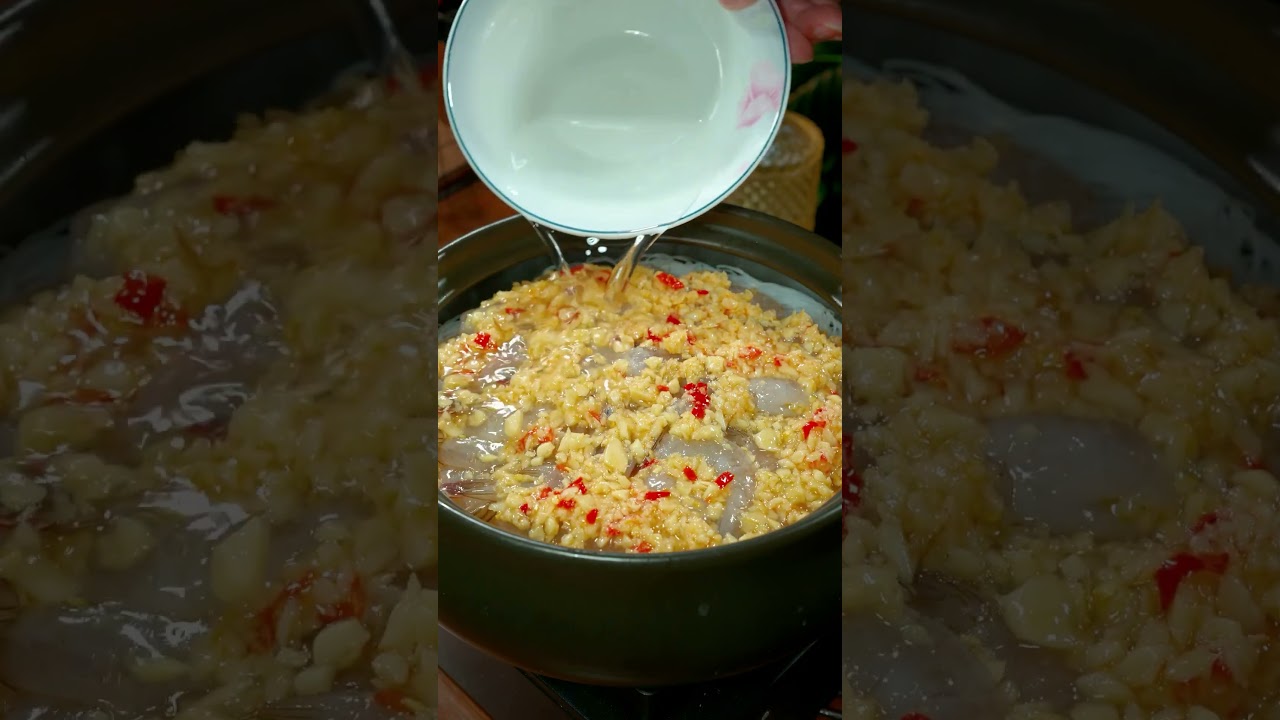 Креветки в вермишели с чесноком — это так вкусно! 