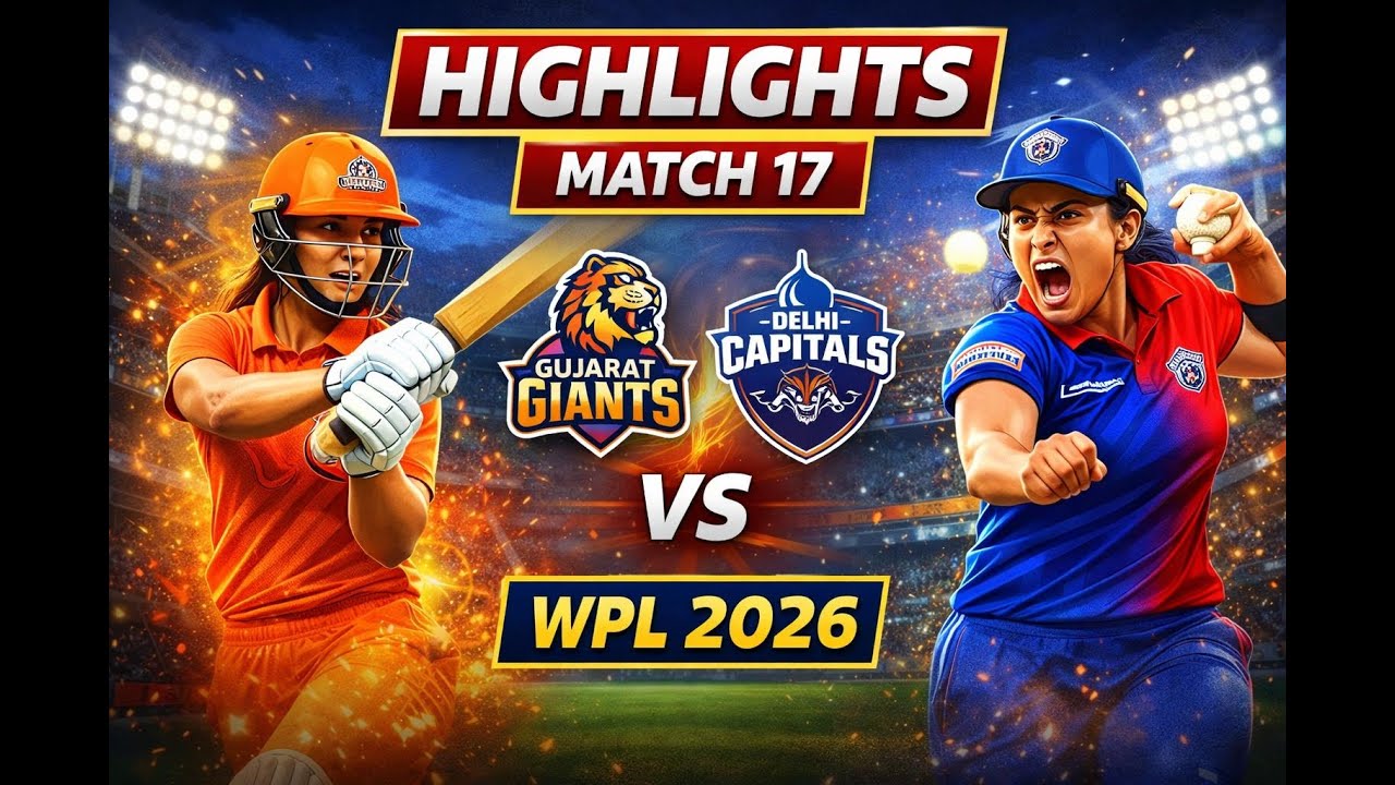 Gujarat Giants vs Delhi Capitals | Match 17 Highlights | WPL 202