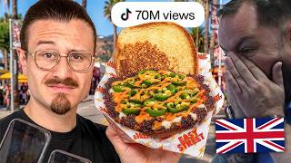 BRITS React to I Tried Every Viral Restaurant in America