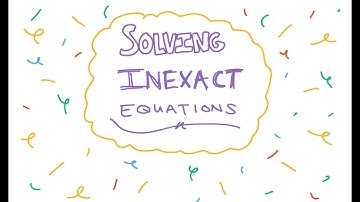 Solving Inexact ODE’s