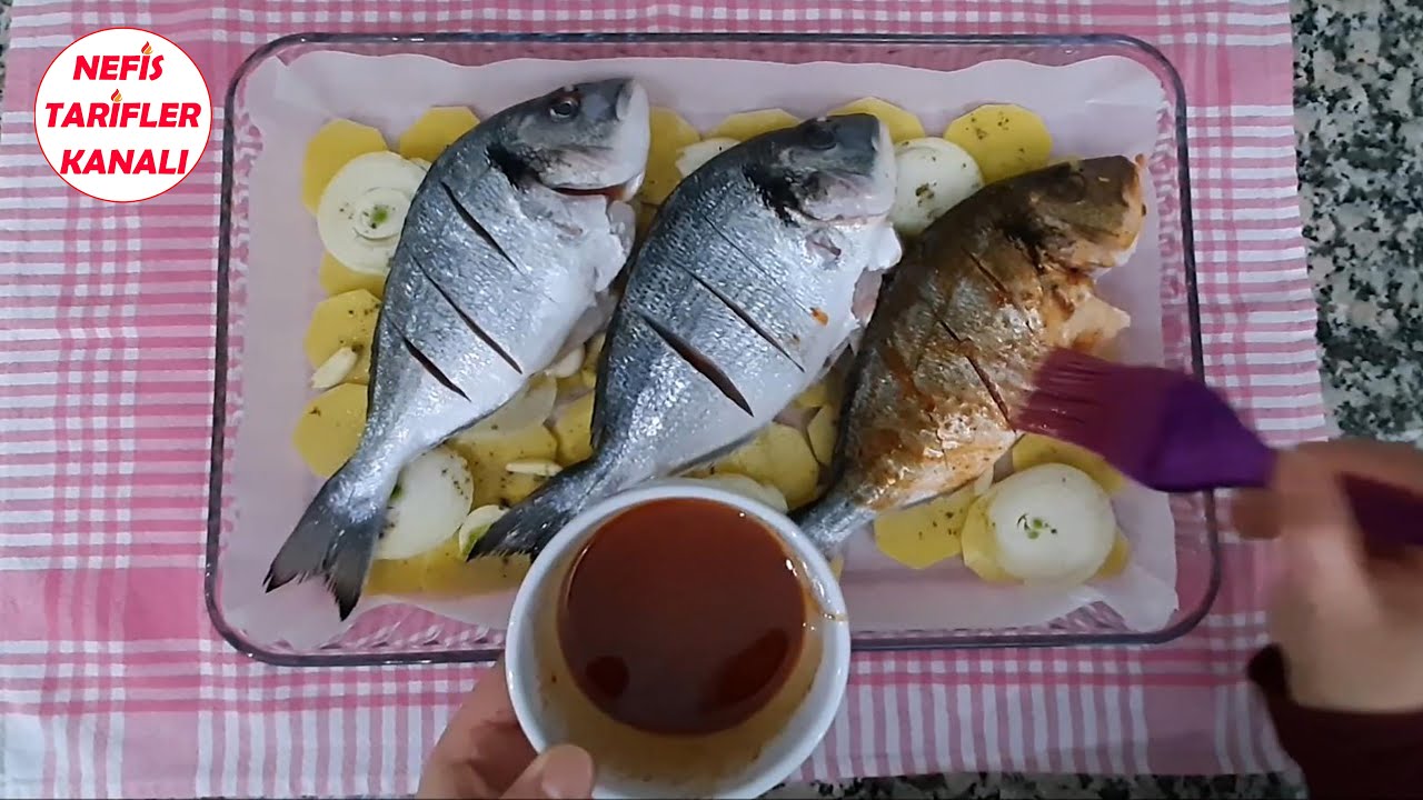 Efsane Sos İle FIRINDA ÇUPRA NASIL PİŞİRİLİR ❓ En Lezzetli Çipura Tarifi 👌 Balık Tarifleri