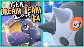 Shiny CETODDLE in Pokemon Scarlet + CETITAN!!! (Full Odds Gen 9 DTQ #4)