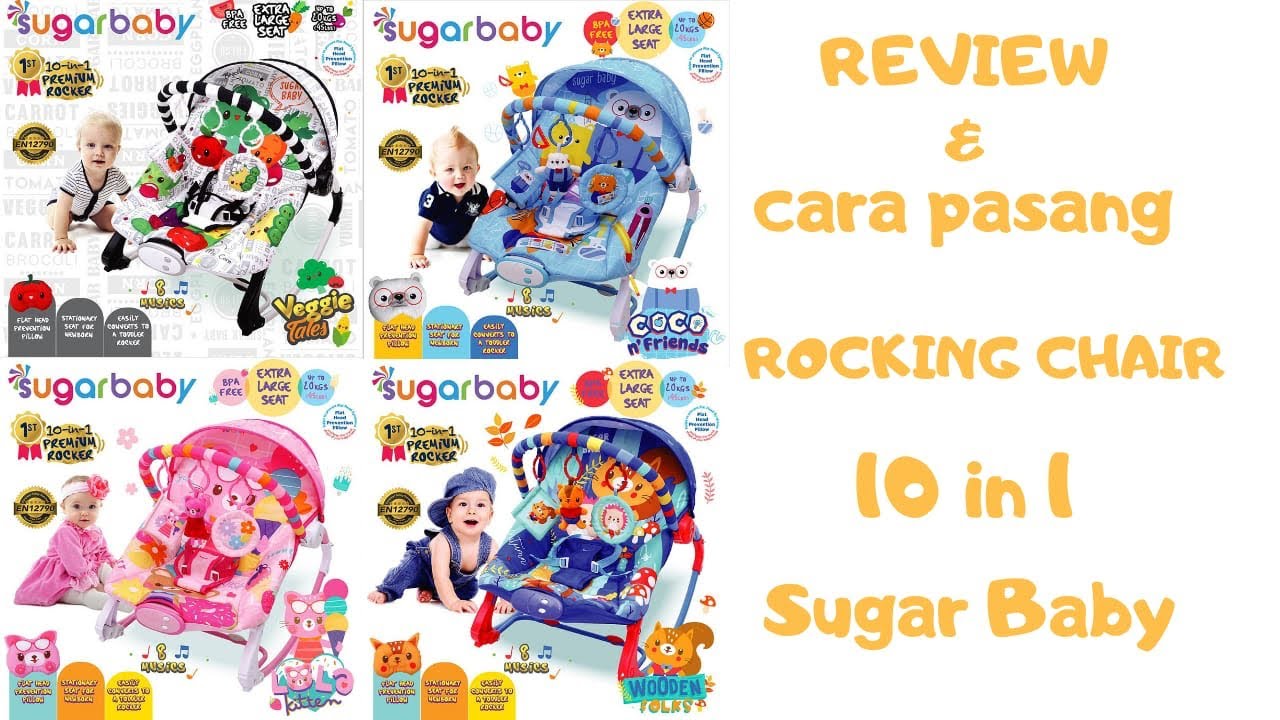  Sugar  Baby  Rocker 10 in 1 Kursi  Ayun bayi  YouTube