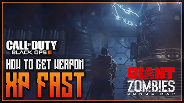 Black Ops 3 - HOW TO RANK UP WEAPONS FAST IN ZOMBIES - OLD STRATEGY, NEW TIP! - Easy Weapon XP