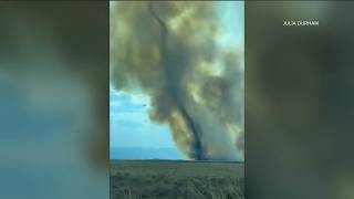 Fire crews work to extinguish 1,500-acre Cave Fire near Kuna