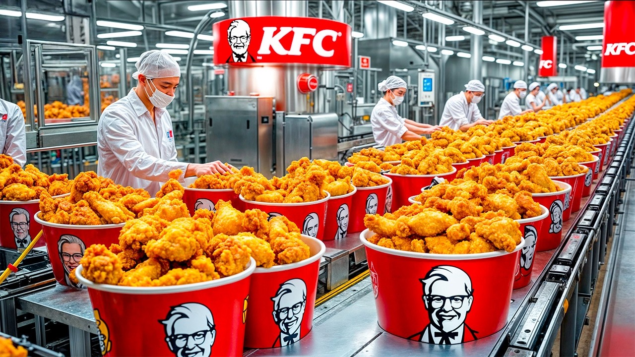 Come si produce il CIBO dei FAST FOOD: I segreti industriali di KFC, McDonald's e Domino's