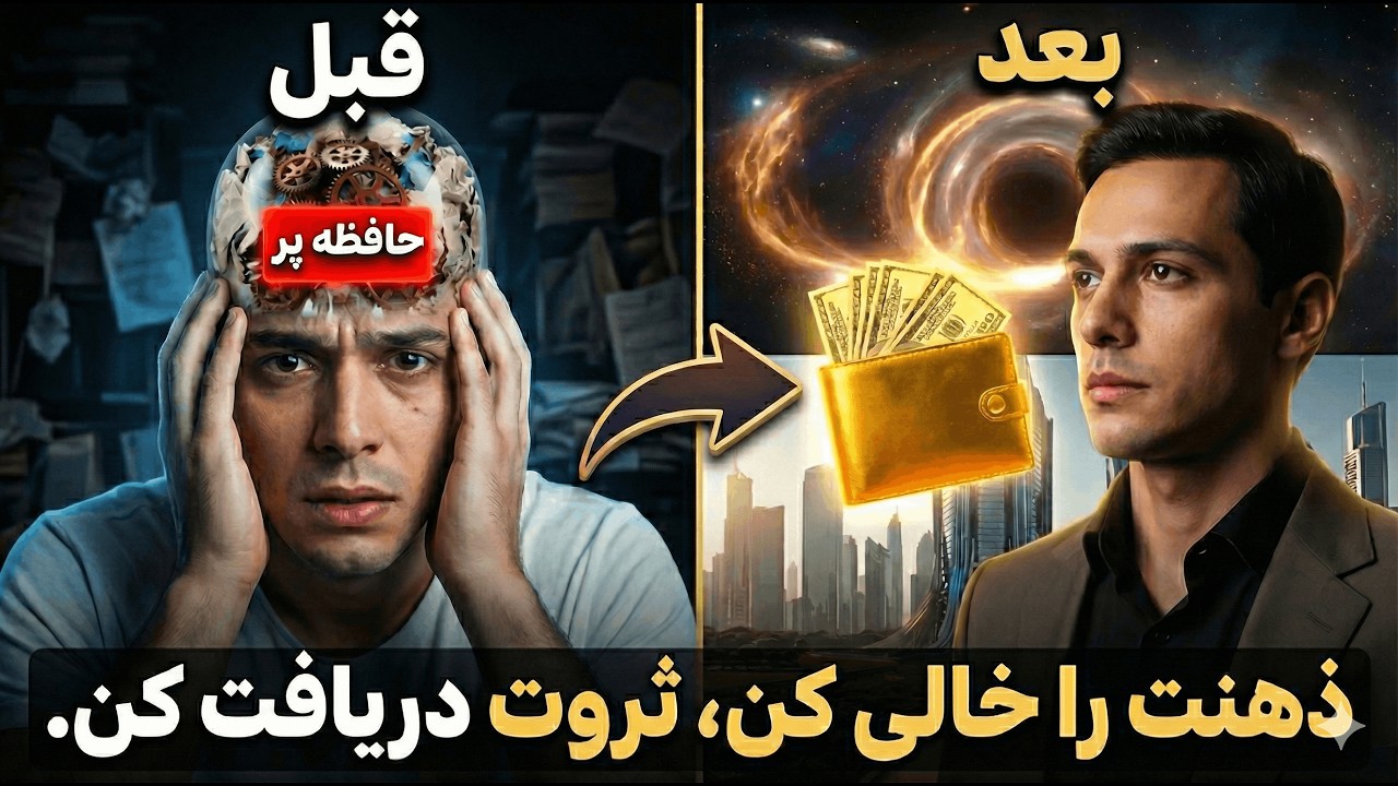 تا این چیزها را دور نریزی، پول وارد نمی‌شود! 💎🔴 (قانونِ فیزیکیِ خلأ)