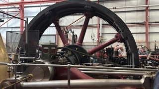 1909 POLLIT & WIGZELL MILL ENGINE “AGNES” – TEST RUN AT MARKHAM GRANGE STEAM MUSEUM | 25/05/26