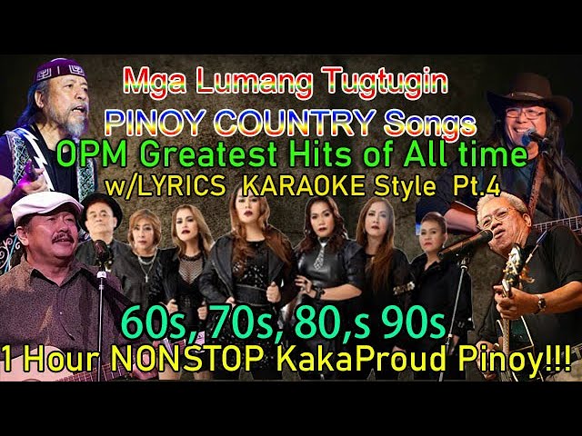 Lumang Tugtugin OPM Country Jukebox SOBRANG Ganda Nakaka Proud Pinoy  w/ LYRICS KARAOKE Style Pt 4 class=