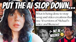 MICHAEL JACKSON AI SLOP IN THE FANDOM