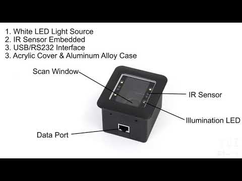 4500R Fixed Mount Barcode Scanner