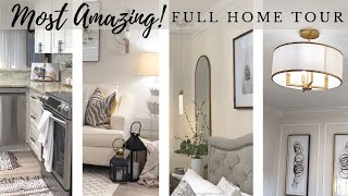 NEW!! INTERIOR DECOR MODERN ORGANIC HOME TOUR // 2023 FULL HOME TOUR VLOG // NITA'S HOME