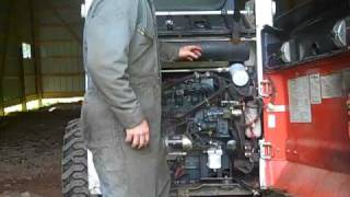 Changing Oil and Oil Filter In 763 Bobcat DIY how to video Skidsteer