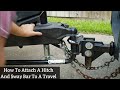 How To Attach A Hitch and Sway Bar To A Travel Trailer