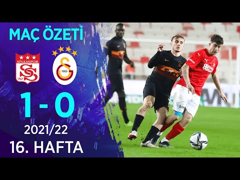 Demir Grup Sivasspor 1-0 Galatasaray MAÇ ÖZETİ | 16. Hafta - 2021/22