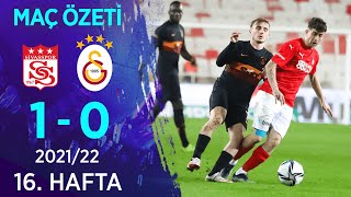 Demir Grup Sivasspor 1-0 Galatasaray MAÇ ÖZETİ | 16. Hafta - 2021/22