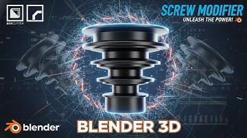 Unleash the Power of the Screw Modifier | Blender 3D Hard Surface Speed Modeling
