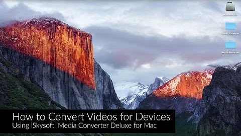 iSkysoft iMedia Converter Deluxe - How to Output Converted Video/Audio to iPhone/iPad/iPod/PSP