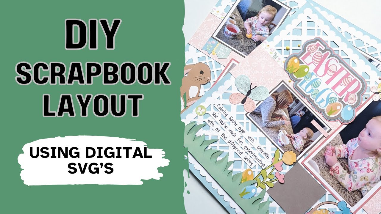 Create a Scrapbook Layout With Cricut Design Space - YouTube