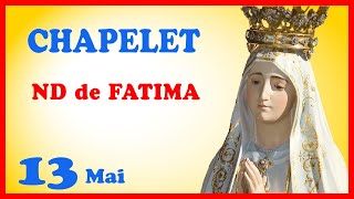 CHAPELET 🙏 Lundi 13 Mai - Mystères Joyeux - FATIMA