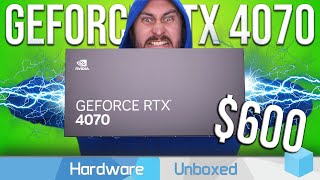 $600 Mid-Range Is Here! GeForce RTX 4070 Review &amp; Benchmarks