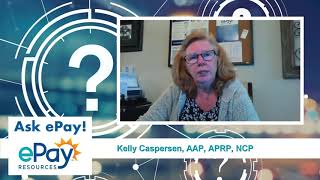 Ask ePay!  Kelly Caspersen talks about posting Economic Incentive Payments.