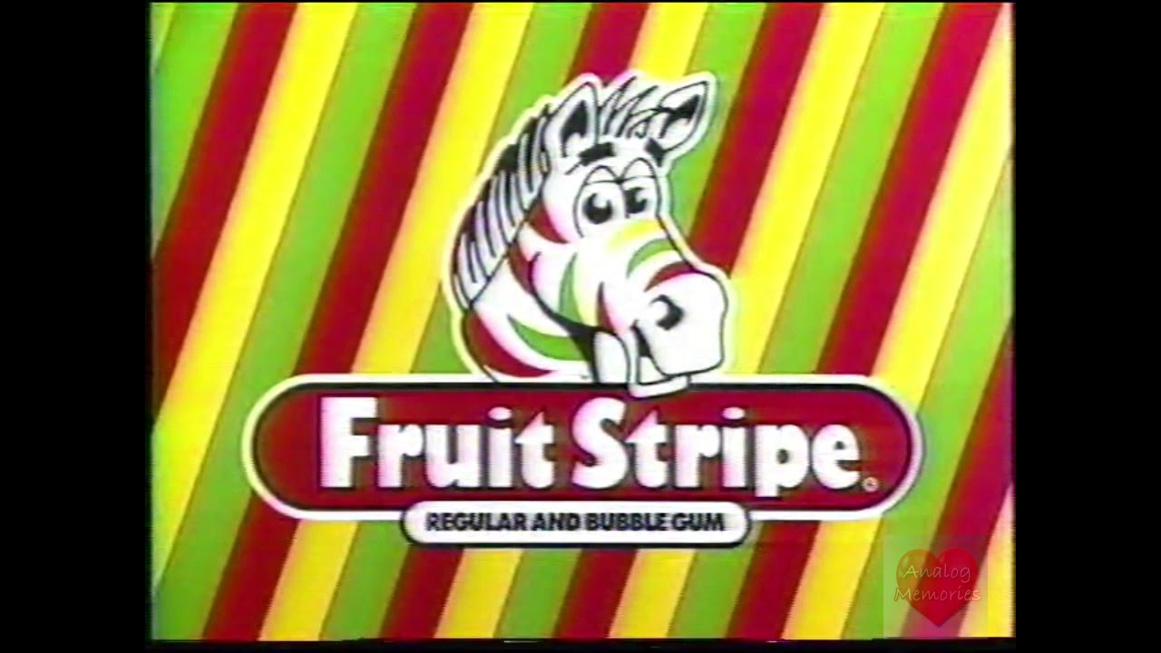 Fruit Stripe Gum Television Commercial 1990 - YouTube.
