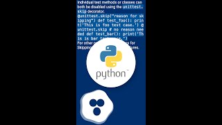 Disable individual Python unit tests temporarily #shorts