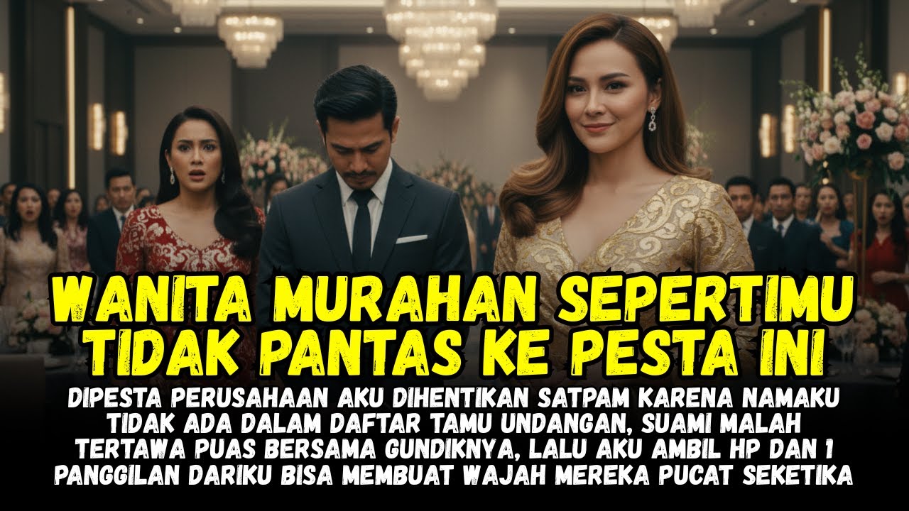 WANITA MURAHAN SEPERTIMU TIDAK PANTAS KE PESTA INI MEREKA TERTAWA PUAS - LALU KULAKUKAN INI