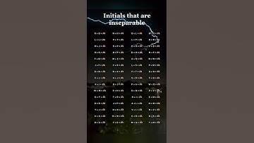 Initials that are inseparable #initials #initial #foryou #fyp