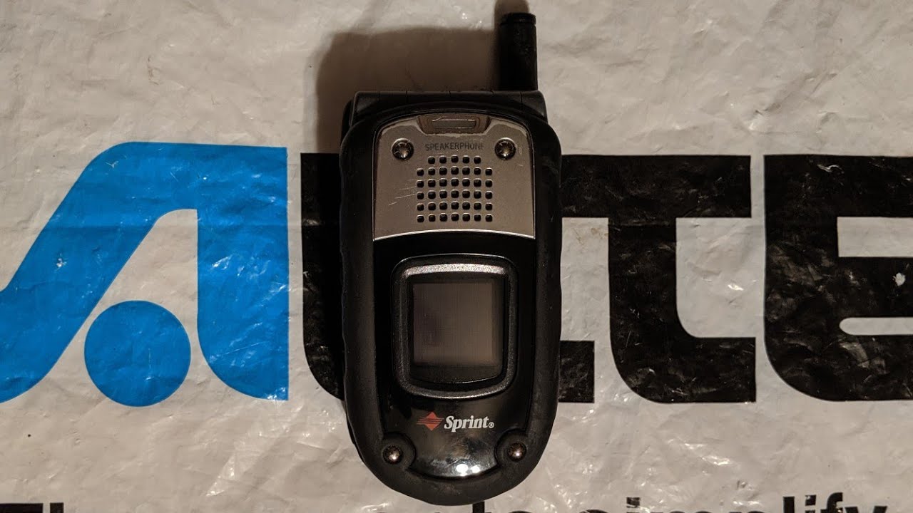 Sprint PCS Sanyo SCP7300 YouTube