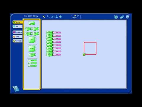 Turtle Art : 2. How to draw a Square