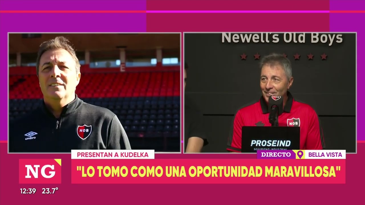 Presentaron a Kudelka en la previa del Clásico - TELEFE ROSARIO